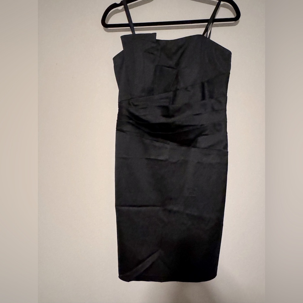 Satin cocktail dress